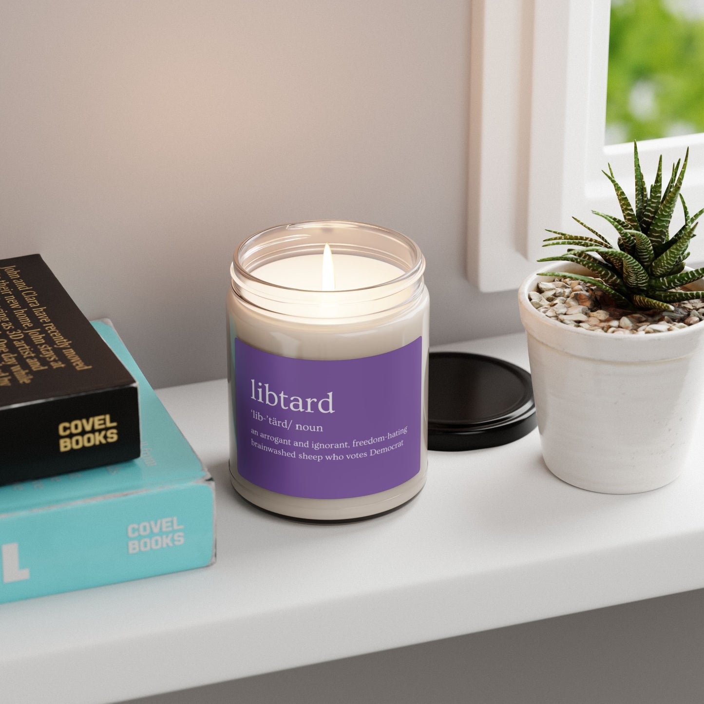 LibTard Definition Scented Soy Candle - 9oz - Unique Political Humor Gift