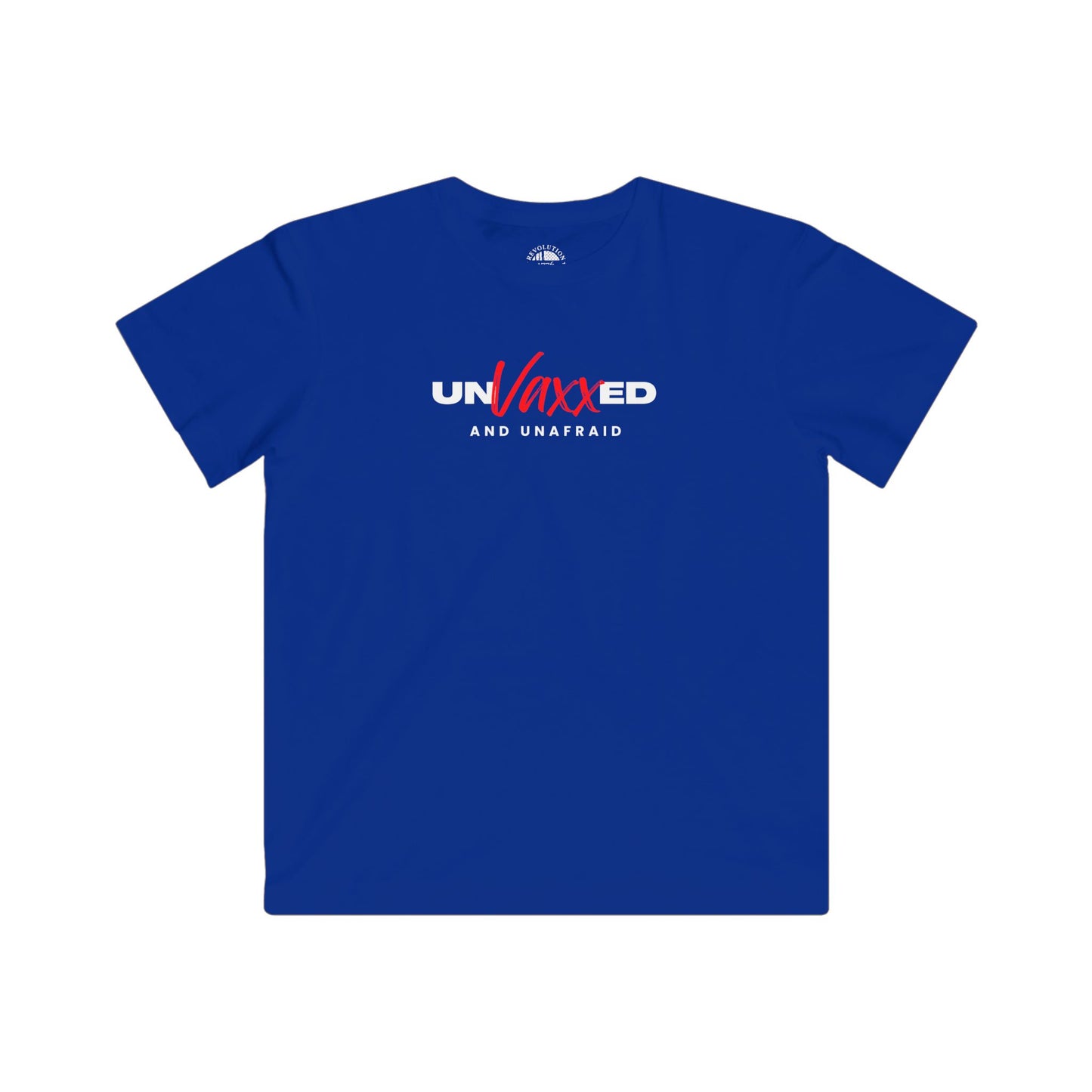 Unvaxxed and Unafraid Kids Fine Jersey Tee