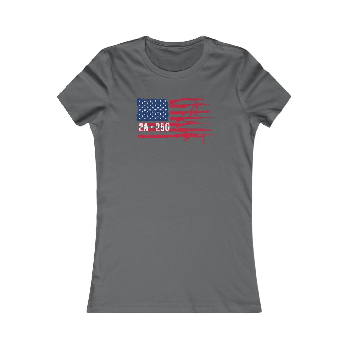 2A-250 Flag of Guns Women's Favorite Tee