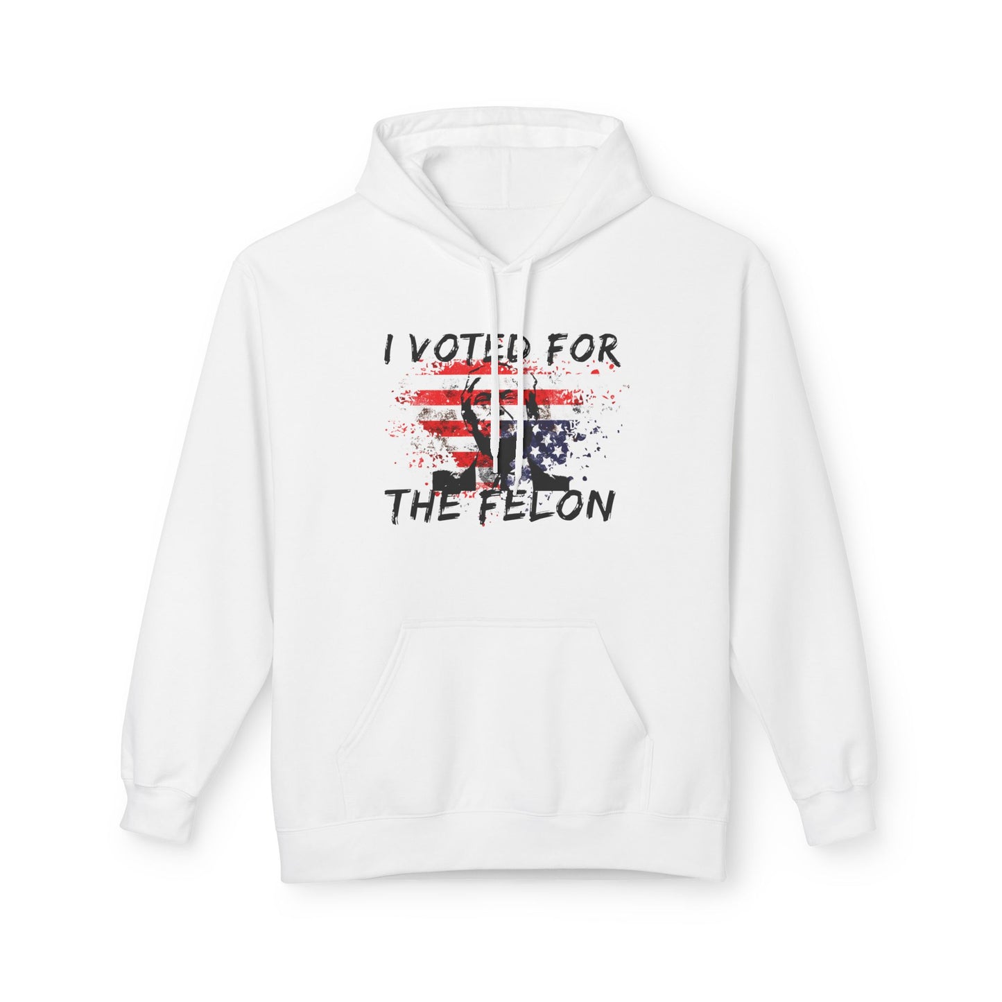 I Voted For The Felon Softstyle Fleece Hoodie