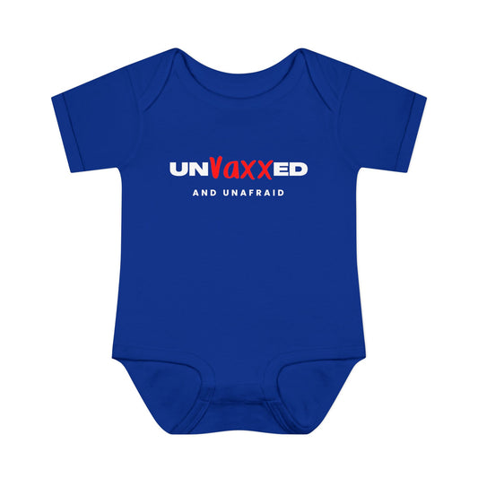 Unvaxxed and Unafraid Infant Bodysuit - Cute Baby Outfit for Vaccine-Free Families