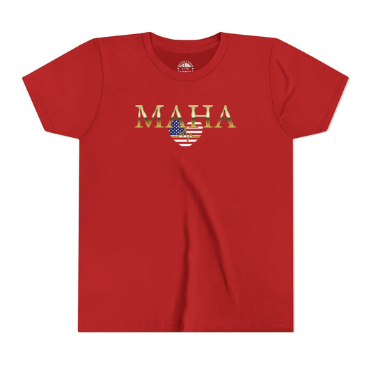 MAHA USA Heartbeat Youth Short Sleeve Tee